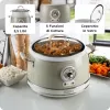 Ariete 2904 riisikeetja – elektriline riisikeetja keraamilise nõuga – kodune sushi – multikeetja – Vintage Line – 3,5 l – 650 W – beež