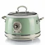 Ariete 2904 riisikeetja - elektriline riisikeetja keraamilise kausiga - kodune sushi - multikeetja - Vintage sarjast - 3,5 L - 650 W - roheline