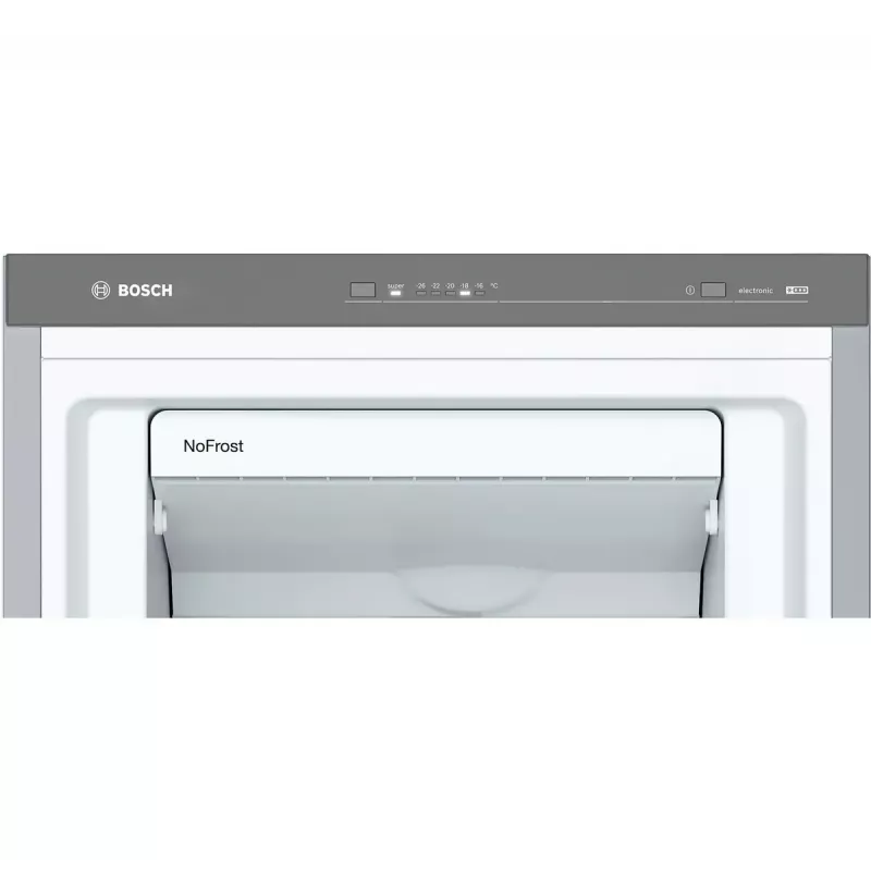 Püstik-sügavkülmik Bosch Serie 4 GSN36VLEP — 242 L, NoFrost, E-klass, 39 dB, roostevaba teras