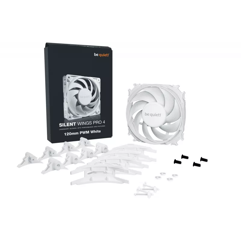 be quiet BL118 arvuti jahutussüsteem Arvutikorpuse ventilaator 12 cm Valge 1 tk