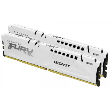 Kingston Technology FURY Beast 64GB 6000MT/s DDR5 CL30 DIMM (2 tk komplekt) Valge EXPO