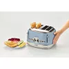 Ariete 156 4-kohaline vintage röster, 1600 W, 6 röstimisastet, roostevabast terasest pastelsinises värvitoonis, ilma võileivakorvideta. Sinine