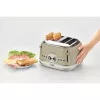 Ariete 156 4-kohaline vintage röster, 1600 W, 6 röstimisastet, roostevabast terasest pastellbeež värv, ilma võileivakorvideta
