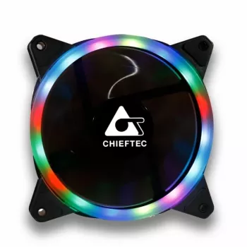 Chieftec AF-12RGB arvuti jahutussüsteem Ventilaator 12 cm Must 1 tk