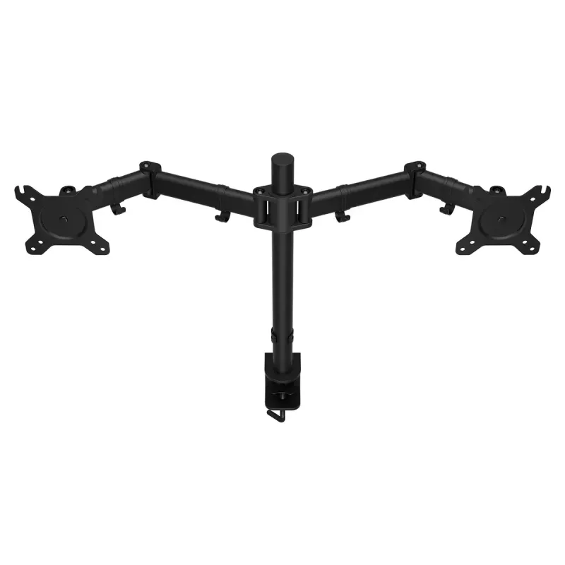 Monitorikinnitus ENDORFY Atlas Double kahele 27-tollisele (68,6 cm) ekraanile, klamber, VESA 75x75–100x100, maks 8 kg ekraani kohta, must