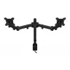 Monitorikinnitus ENDORFY Atlas Double kahele 27-tollisele (68,6 cm) ekraanile, klamber, VESA 75x75–100x100, maks 8 kg ekraani kohta, must