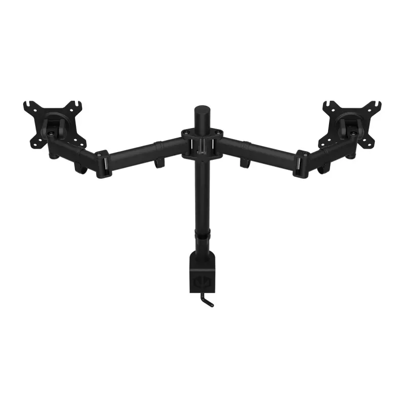 Monitorikinnitus ENDORFY Atlas Double kahele 27-tollisele (68,6 cm) ekraanile, klamber, VESA 75x75–100x100, maks 8 kg ekraani kohta, must