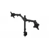 Monitorikinnitus ENDORFY Atlas Double kahele 27-tollisele (68,6 cm) ekraanile, klamber, VESA 75x75–100x100, maks 8 kg ekraani kohta, must