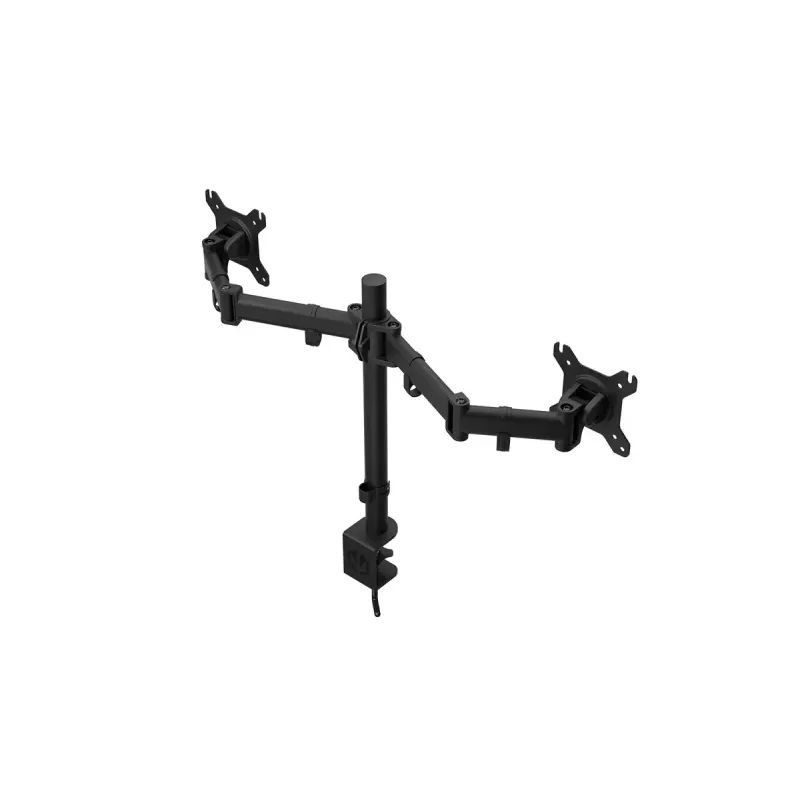 Monitorikinnitus ENDORFY Atlas Double kahele 27-tollisele (68,6 cm) ekraanile, klamber, VESA 75x75–100x100, maks 8 kg ekraani kohta, must