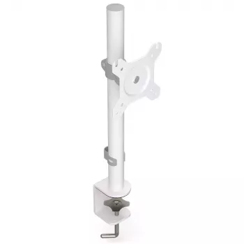 Monitorikinnitus ENDORFY Atlas kuni 27-tollistele (68,6 cm) kuvaritele, klambriga lauakinnitus, VESA 75x75–100x100, max koormus 8 kg, valge