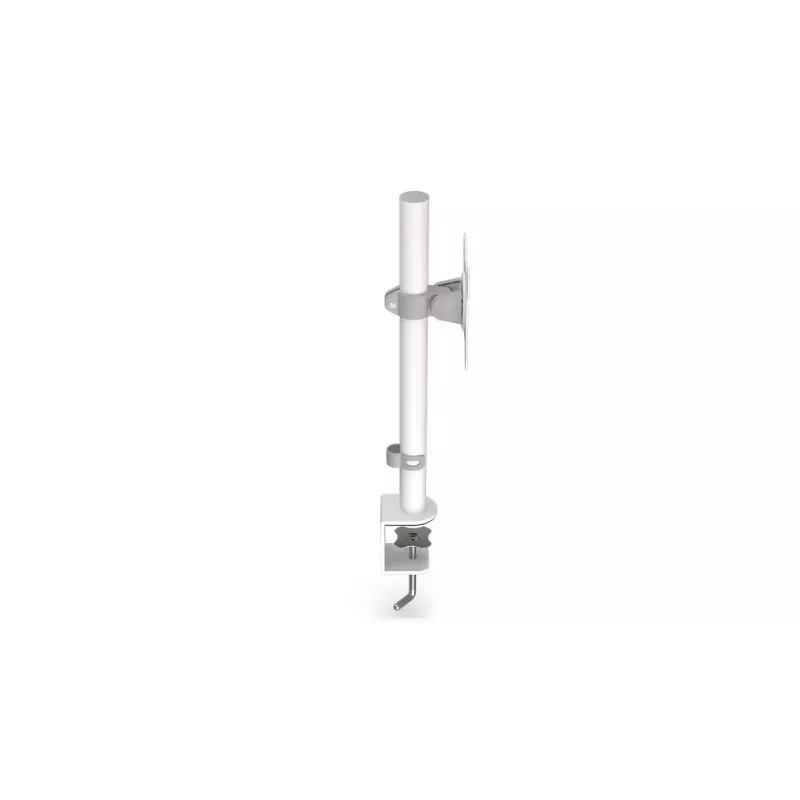 Monitorikinnitus ENDORFY Atlas kuni 27-tollistele (68,6 cm) kuvaritele, klambriga lauakinnitus, VESA 75x75–100x100, max koormus 8 kg, valge