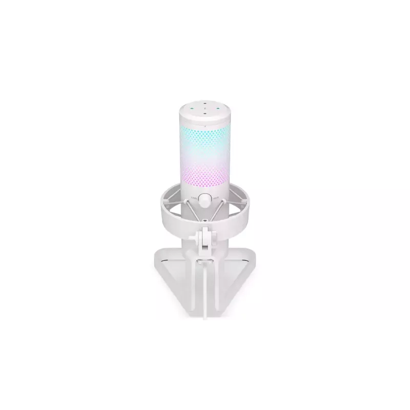 PC mikrofon ENDORFY AXIS Streaming Valge — USB, kardioidne, 30–18 kHz, 192 kHz/24 bit, lauaalus, summutamine, kõrvaklappide väljund