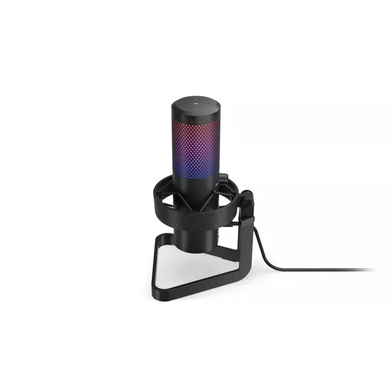 PC-mikrofon ENDORFY AXIS Streaming — USB USB-C, 24-bit/192 kHz, 30–18 000 Hz, lauaalus, must