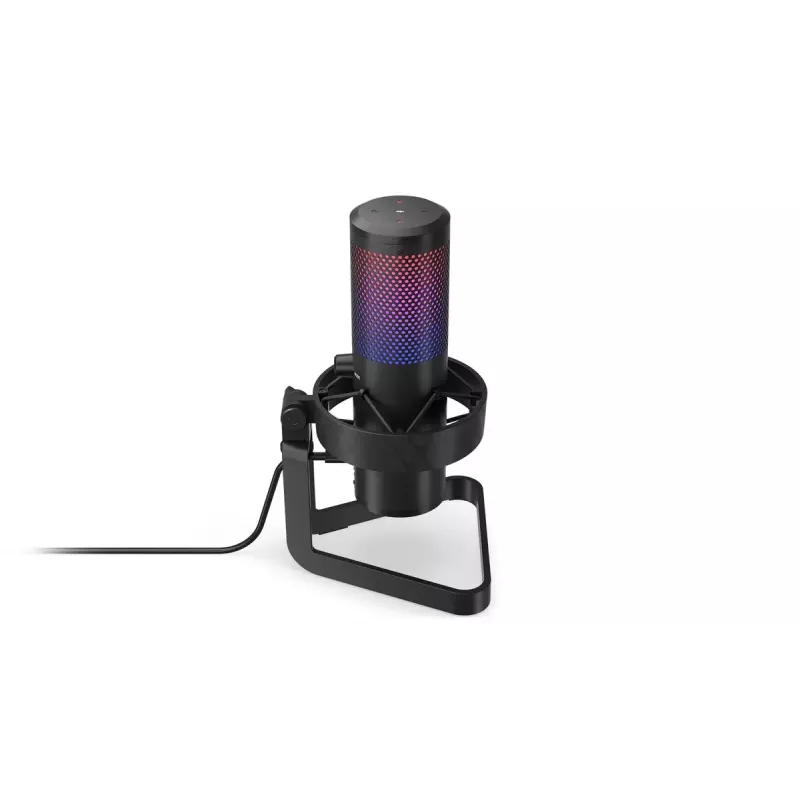 PC-mikrofon ENDORFY AXIS Streaming — USB USB-C, 24-bit/192 kHz, 30–18 000 Hz, lauaalus, must
