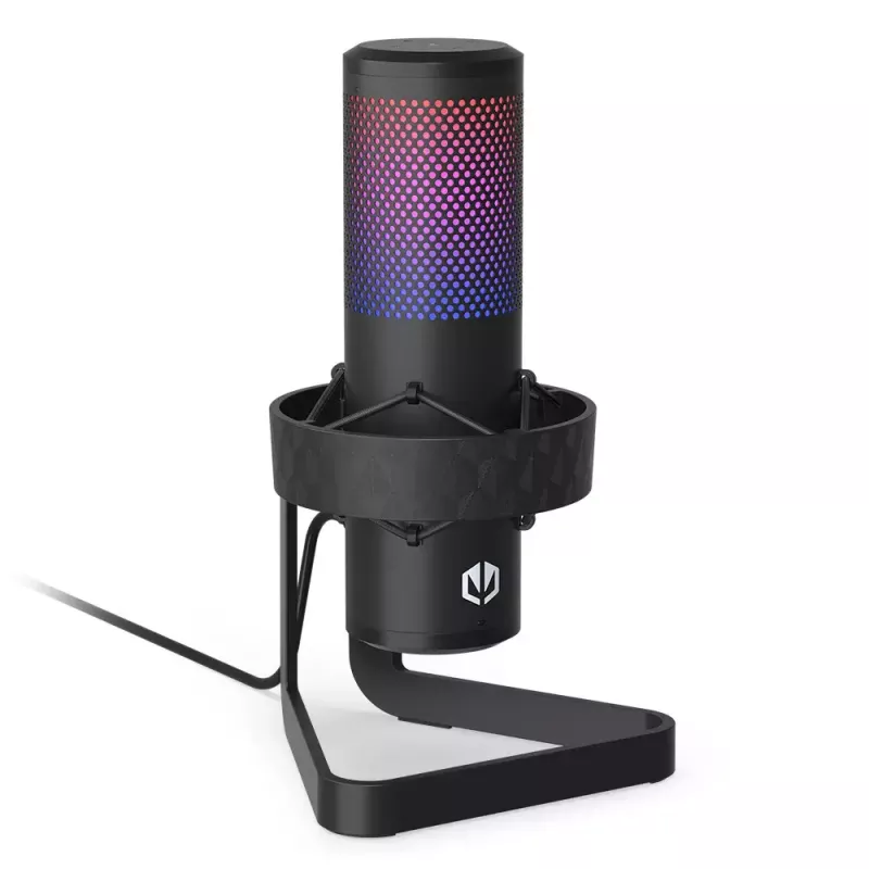 PC-mikrofon ENDORFY AXIS Streaming — USB USB-C, 24-bit/192 kHz, 30–18 000 Hz, lauaalus, must