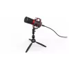 PC mikrofon ENDORFY Solum Streaming T — USB-juhtmega, 24-bit/48 kHz, 18–21000 Hz, lauale kinnitus, kõrvaklapiväljund, must