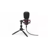 PC mikrofon ENDORFY Solum Streaming T — USB-juhtmega, 24-bit/48 kHz, 18–21000 Hz, lauale kinnitus, kõrvaklapiväljund, must