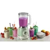 Ariete 583, Vintage blender 1,5-liitrise klaaskannu, 4 roostevabast terasest tera, 4 kiirust + impulss, 1000 W, roheline