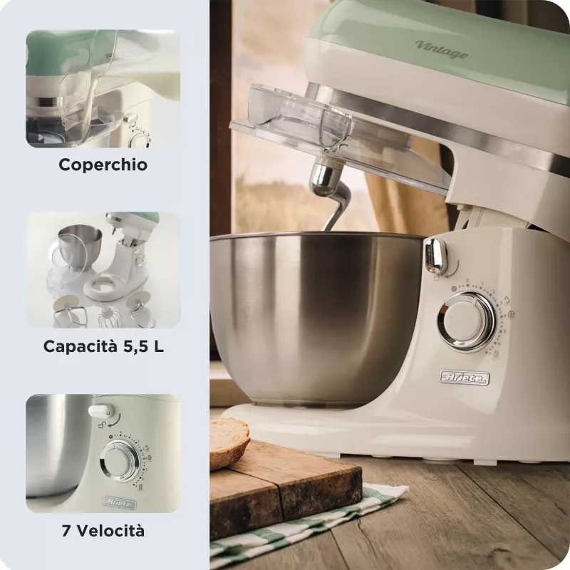 Köögikombain Ariete 1588 2400 W 5,5 L Roheline Valge