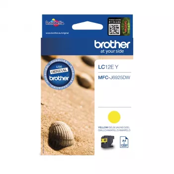 Brother LC12EY tindikassett 1 tk Originaalne kollane