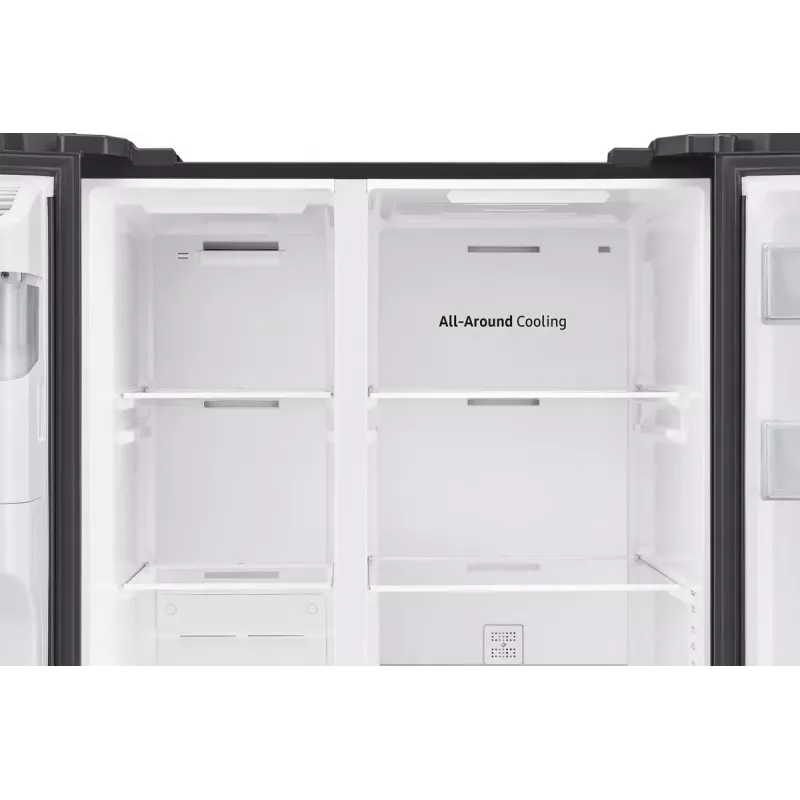 Samsung RS64DG5303B1 külmik-sügavkülmik külg-külje kõrval Vabaltseisev 628 L Must, Roostevaba teras