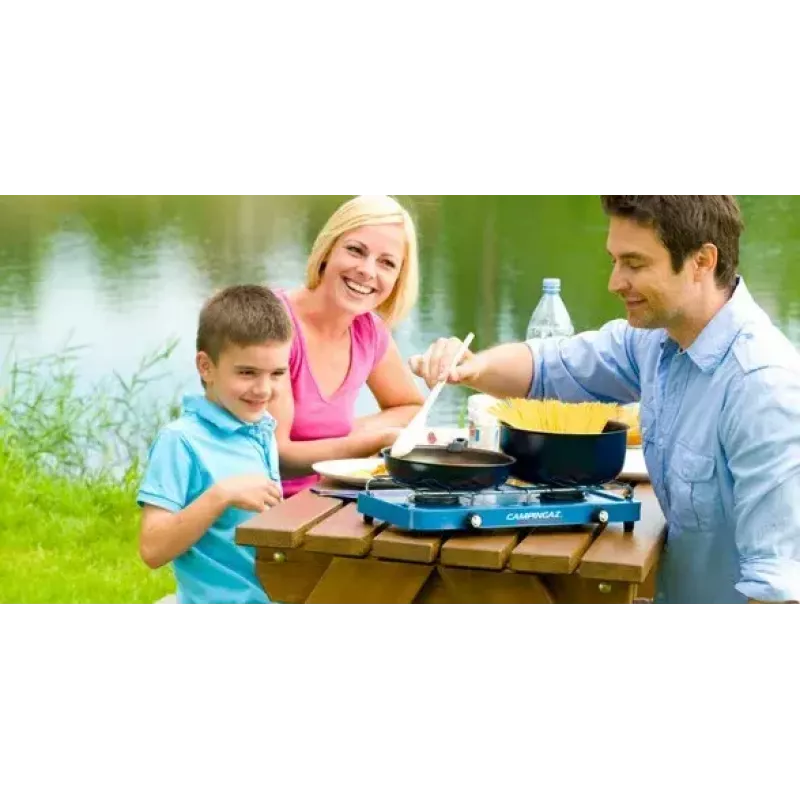 Camping stove Campingaz Base Camp 2 cooking zones Blue
