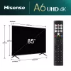 Hisense 85E6NT 2.16 m (85 tolli) 4K Ultra HD nutiteler Wi-Fi must 400 cd/m²
