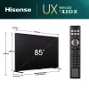 Hisense 85UXNQ 2.16 m (85 tolli) 4K Ultra HD Smart TV Wi-Fi Must, Hall 700 cd/m²