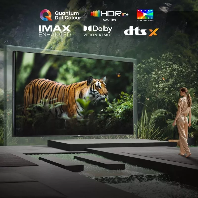 Hisense 85UXNQ 2.16 m (85 tolli) 4K Ultra HD Smart TV Wi-Fi Must, Hall 700 cd/m²