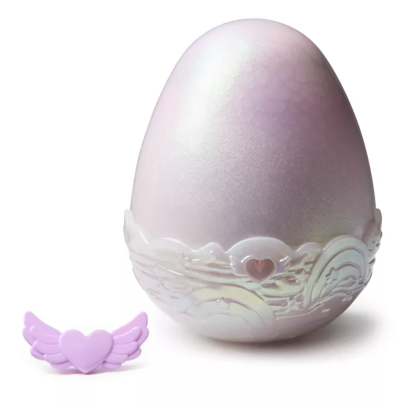 Hatchimals Alive Mystery Hatch Pufficorn Spinmaster AA patarei Roosa Valge