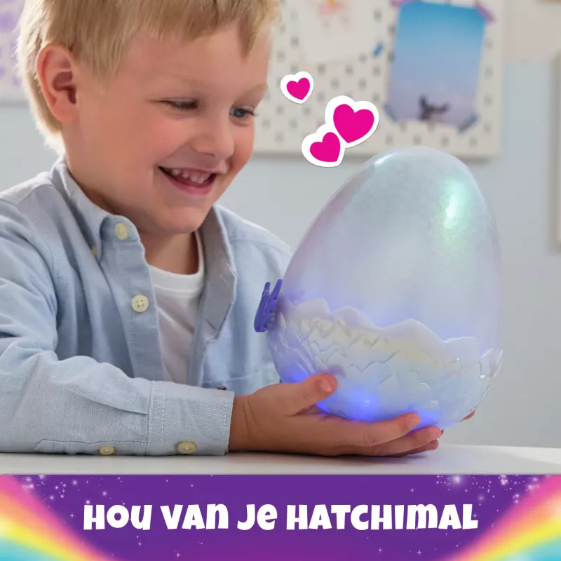 Hatchimals Alive Mystery Hatch Draggle Spinmaster roosa valge AA