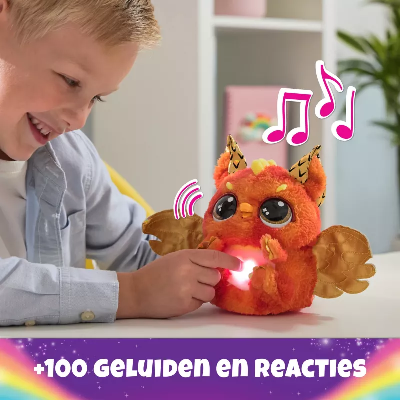 Hatchimals Alive Mystery Hatch Draggle Spinmaster roosa valge AA