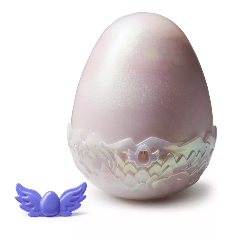 Hatchimals Alive Mystery Hatch Draggle Spinmaster roosa valge AA