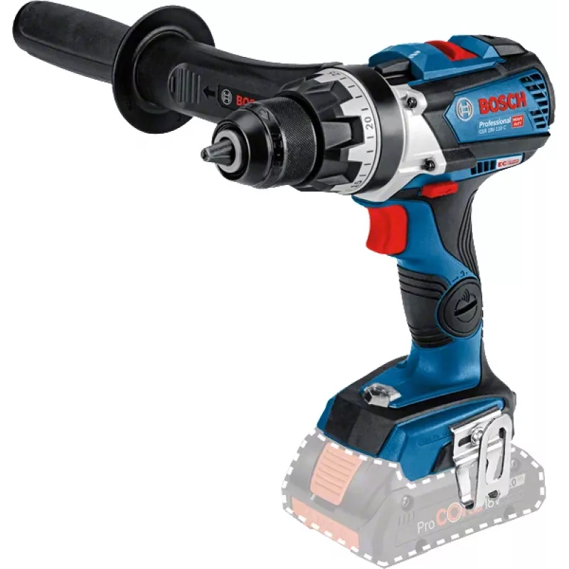 Bosch GSR 18V-110 C 2100 RPM võtmeta 1,8 kg must, sinine