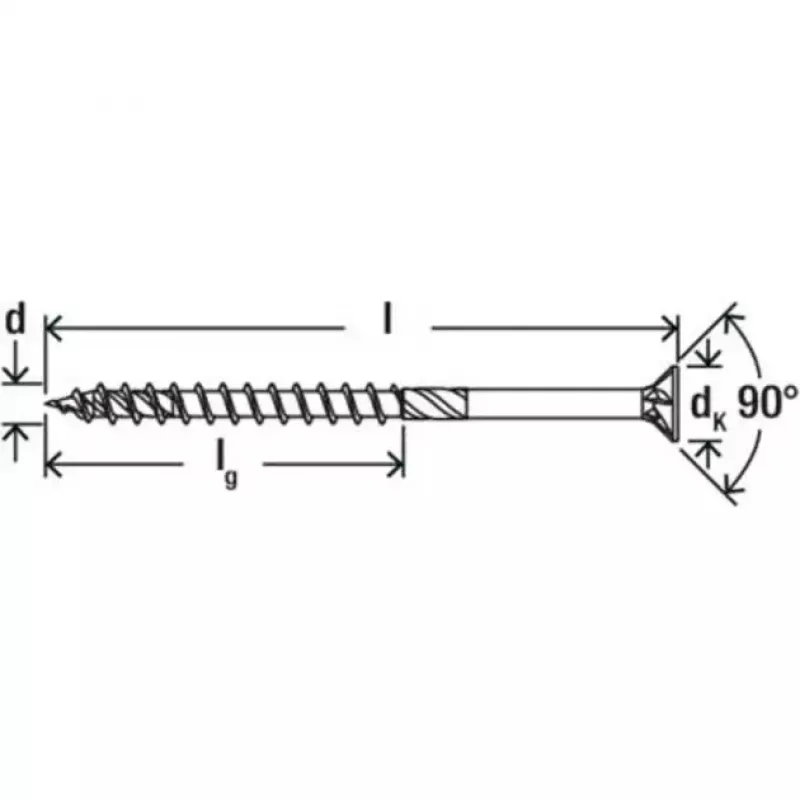 Puidukruvi FISCHER PowerFast II 8,0x220 mm süvistatud peaga TX tsingitud
