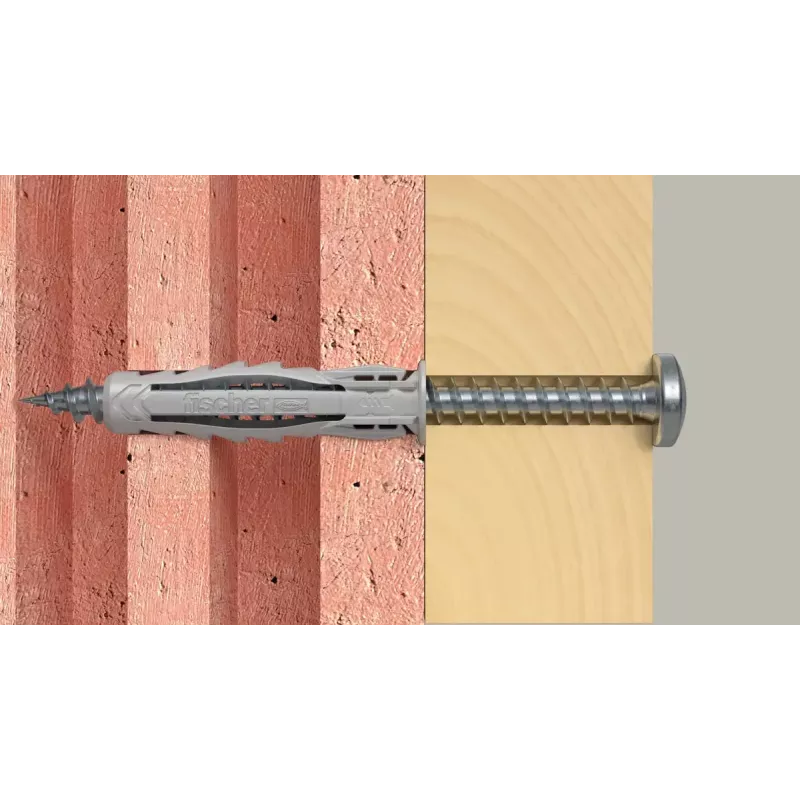 Kruvi- ja tüüblikomplekt Fischer 567935 100 tk nailon 6 mm puuriava