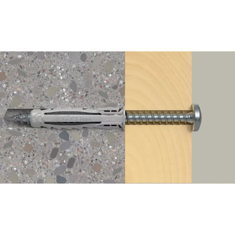 Kruvi- ja tüüblikomplekt Fischer 567935 100 tk nailon 6 mm puuriava