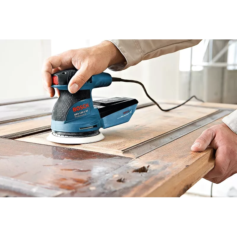 Bosch GEX 125-1 AE Professional eksentriklihvija 12000 p/min 24000 p/min Must, Sinine, Punane