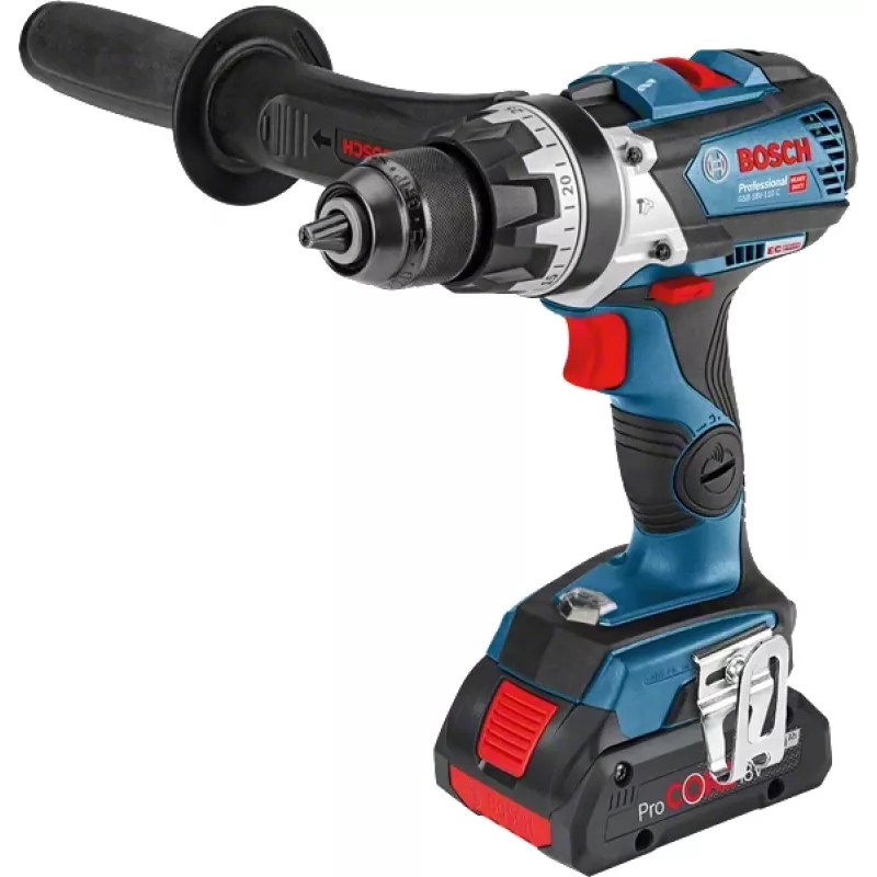 Bosch GSB 18V-110 C 2100 RPM 1.9 kg must, sinine