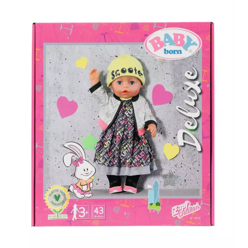 Nukukomplekt BABY born City Deluxe Style alates 3. eluaastast 180 g