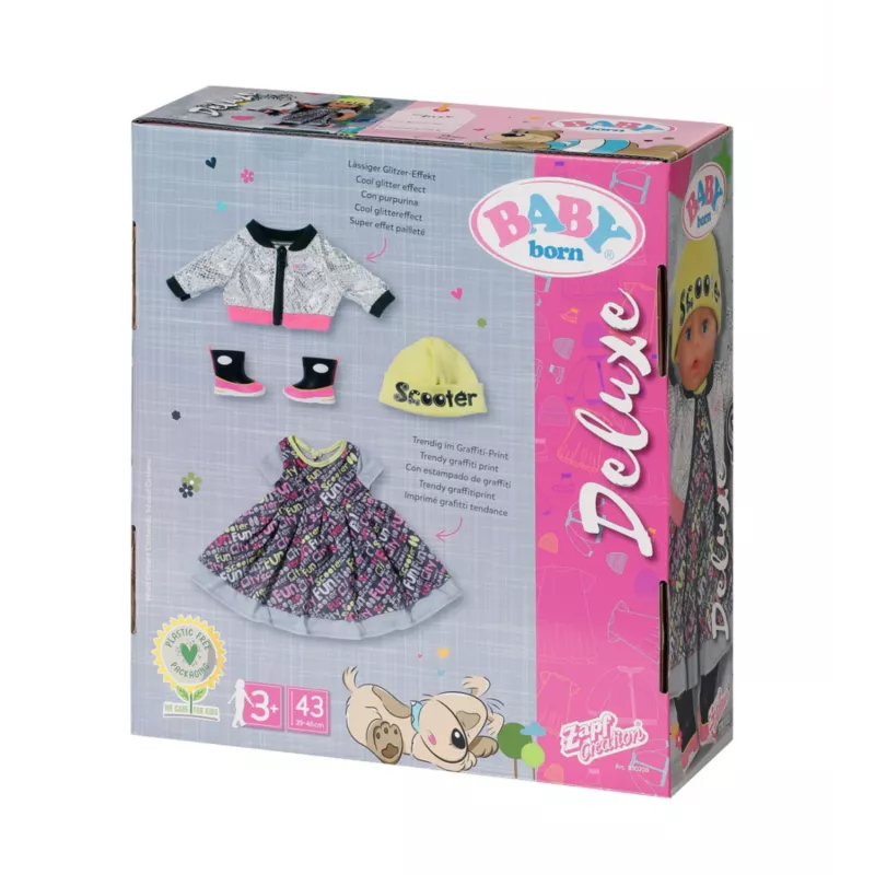 Nukukomplekt BABY born City Deluxe Style alates 3. eluaastast 180 g
