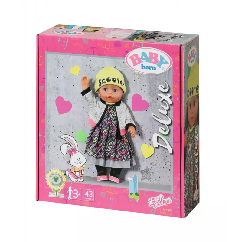 Nukukomplekt BABY born City Deluxe Style alates 3. eluaastast 180 g