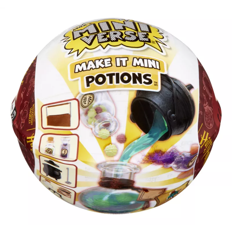 Miniverse - Harry Potter Make It Mini Potions, 8 a, Mitmevärviline, Plast, Vaik