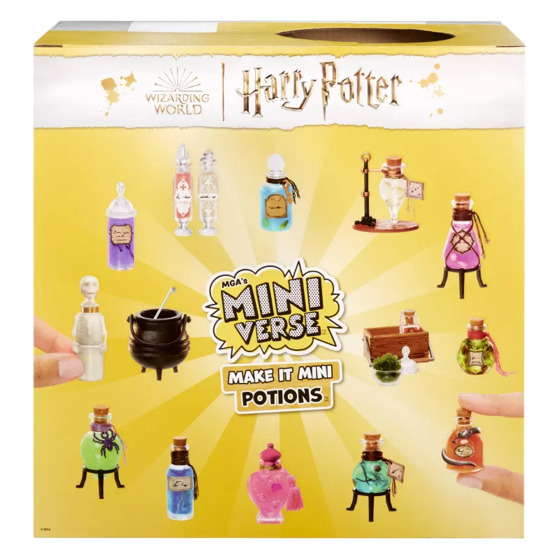 Miniverse - Harry Potter Make It Mini Potions, 8 a, Mitmevärviline, Plast, Vaik