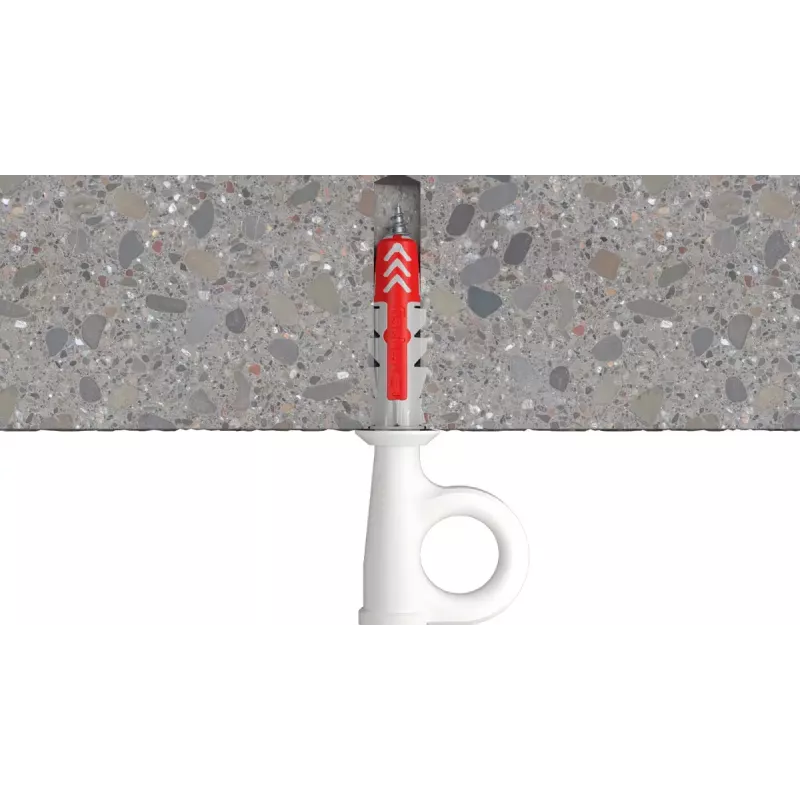 Kruvikonksu ja tüübli komplekt Fischer 564173 25 tk Plastik 8 mm
