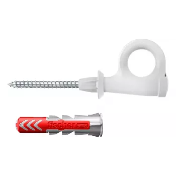 Kruvikonksu ja tüübli komplekt Fischer 564173 25 tk Plastik 8 mm
