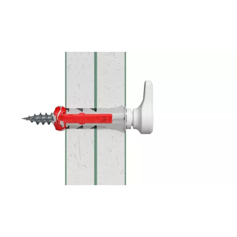 Kruvikonksu ja tüübli komplekt Fischer 564169 25 tk Plast 8 mm