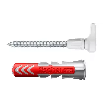 Kruvikonksu ja tüübli komplekt Fischer 564169 25 tk Plast 8 mm