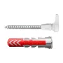 Kruvikonksu ja tüübli komplekt Fischer 564169 25 tk Plast 8 mm
