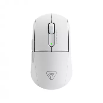 Turtle Beach Burst II Air Valge – 2.4GHz juhtmevaba mängurihiir: 47g ülikerge, optilised lülitid, 26K DPI optiline sensor, Bluetooth, 120h aku